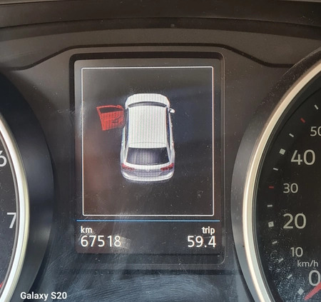 Volkswagen Tiguan cena 90000 przebieg: 67500, rok produkcji 2019 z Krotoszyn małe 67